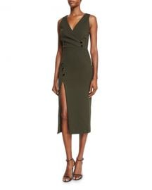 Cushnie et ochs button dress at Neiman Marcus